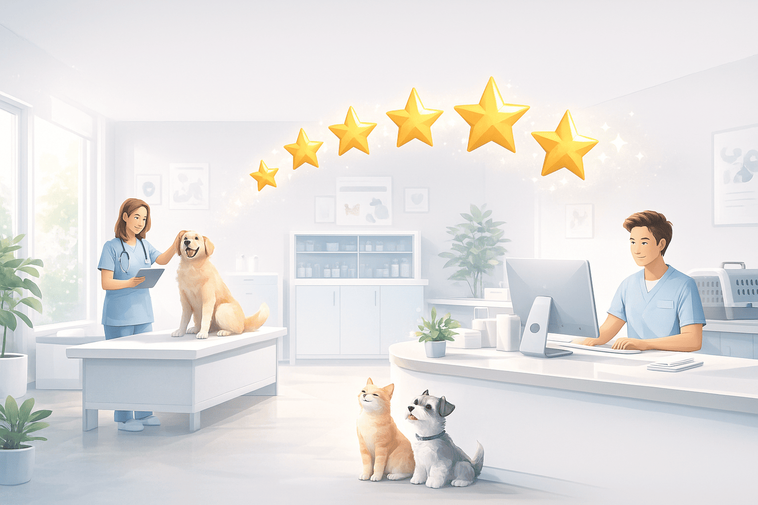 How Vet Clinics Can Earn More 5-Star Google Reviews Without Asking Awkwardly