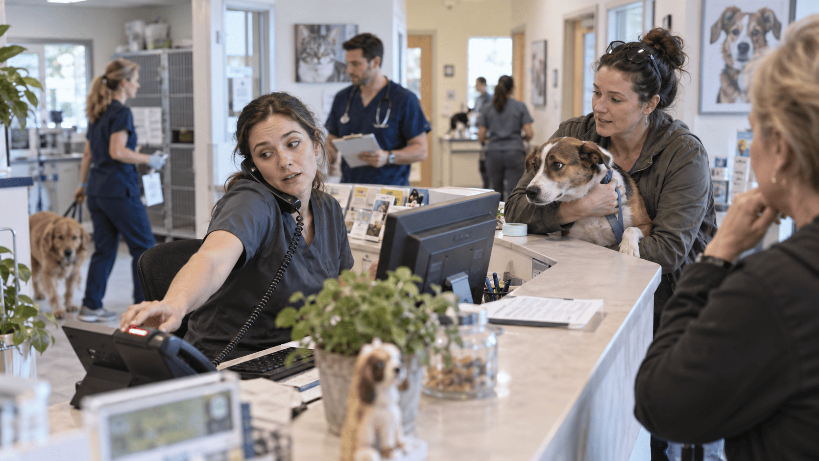 How Veterinary Reception Teams Can Save Time and Reduce Administrative Work